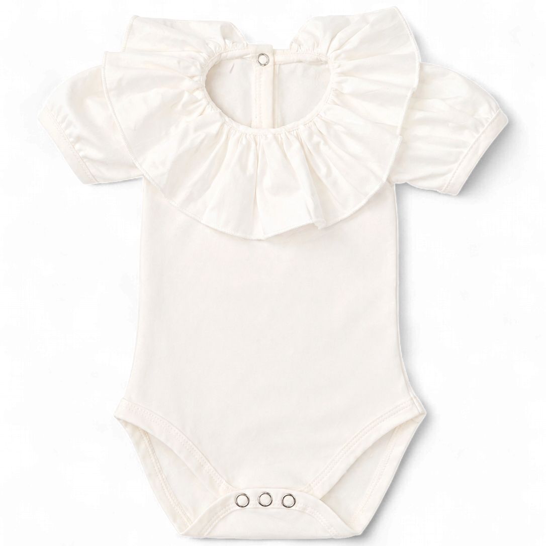 Phi baby meisjes romper wit kraag