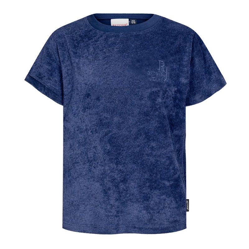 Retour jongens tshirt badstof donker blauw Luc