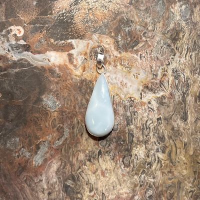 Larimar Stone Pendant   .925
