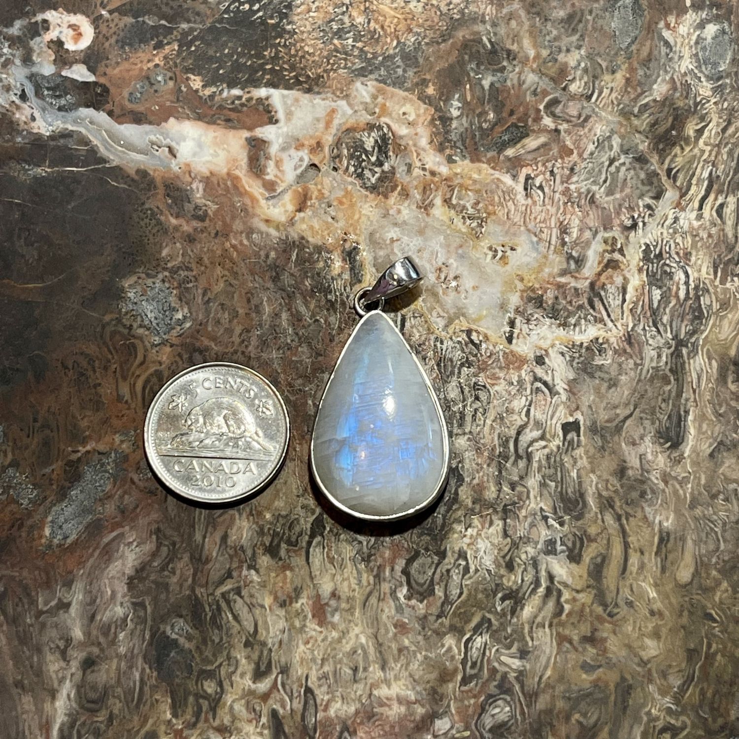 Moon Stone Pendant .925