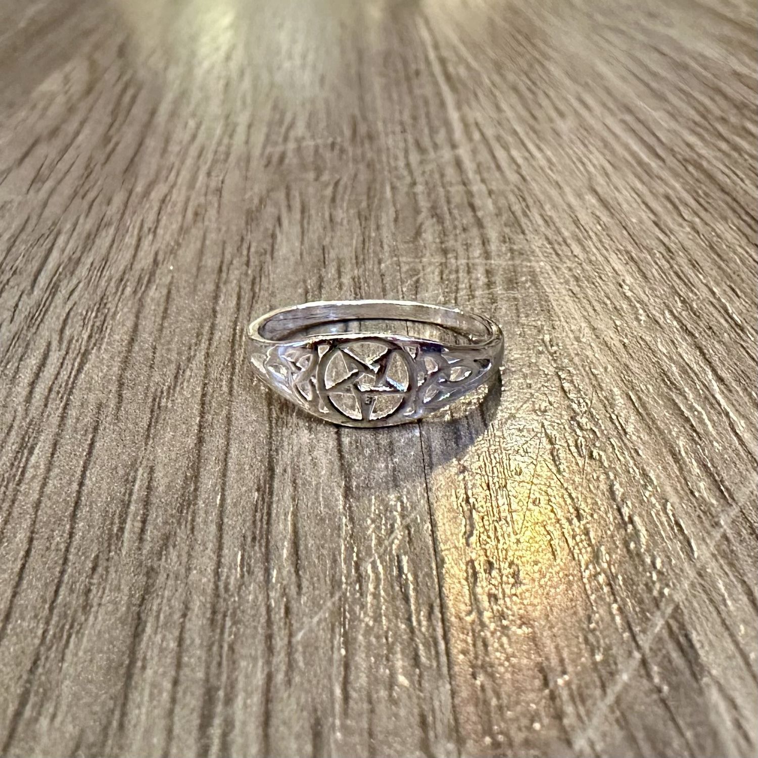 Pentagram Ring .925 Sz. 8