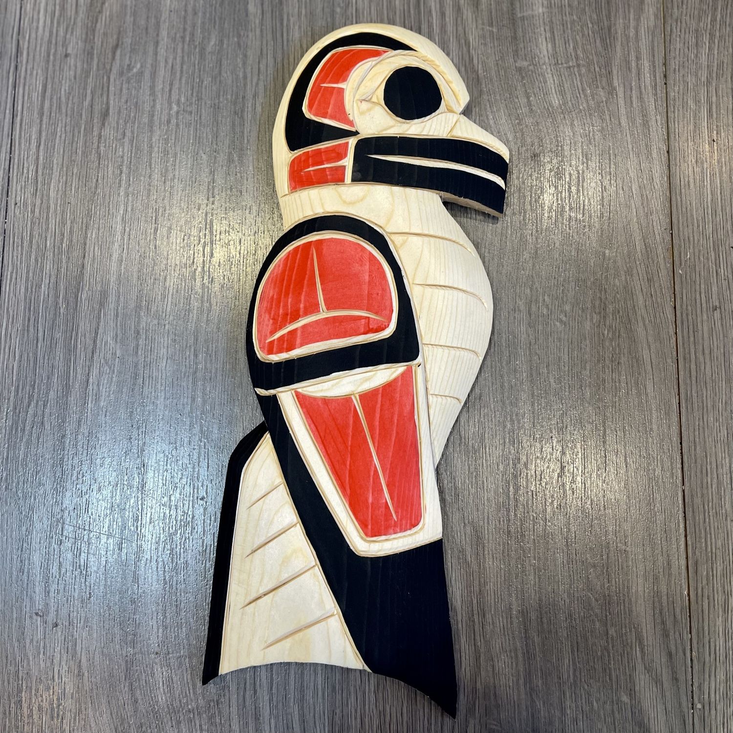 Aboriginal Eagle Carving by Leo Mitchell