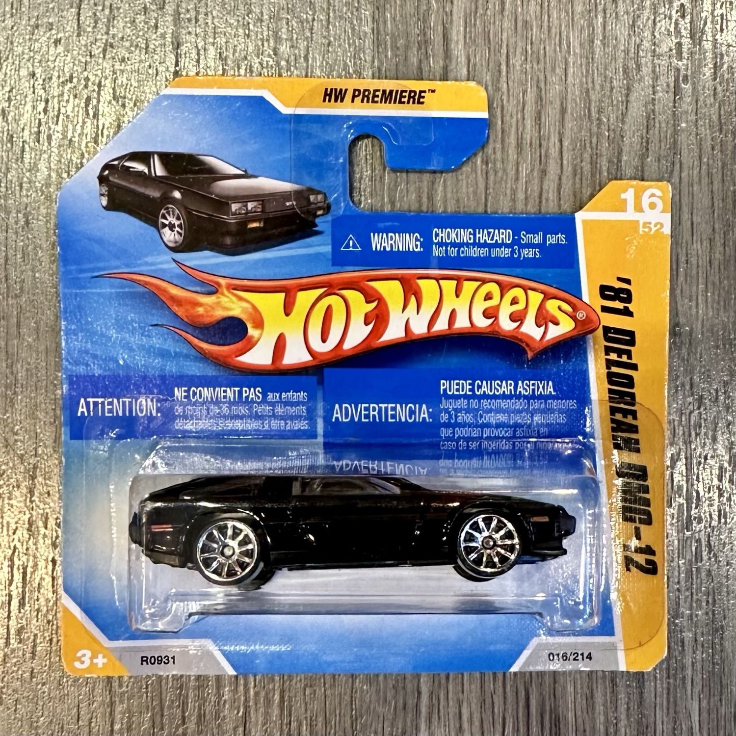 Hot Wheels - 2010 #016 &#39;81 DeLorean DMC-12