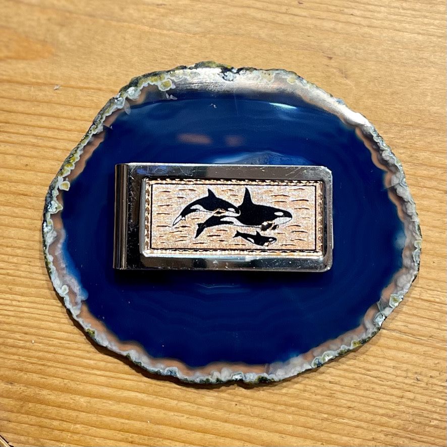 Killer Whale Money Clip