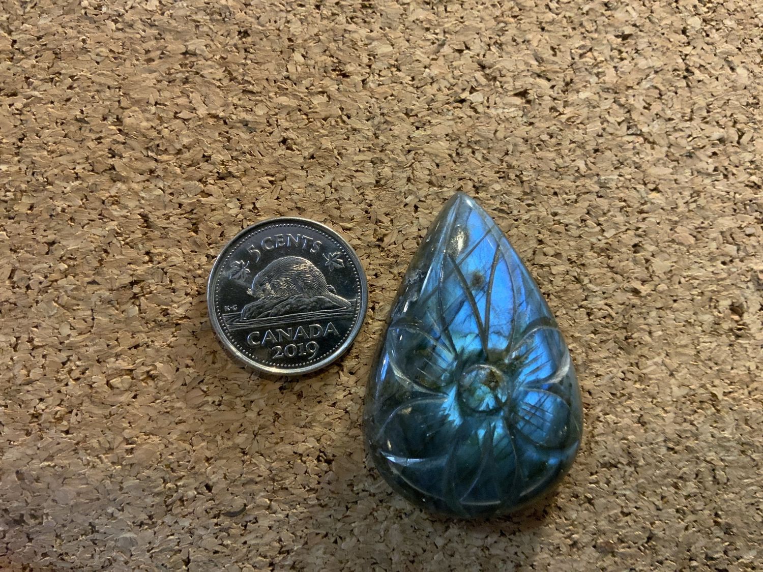 Labradorite Flower