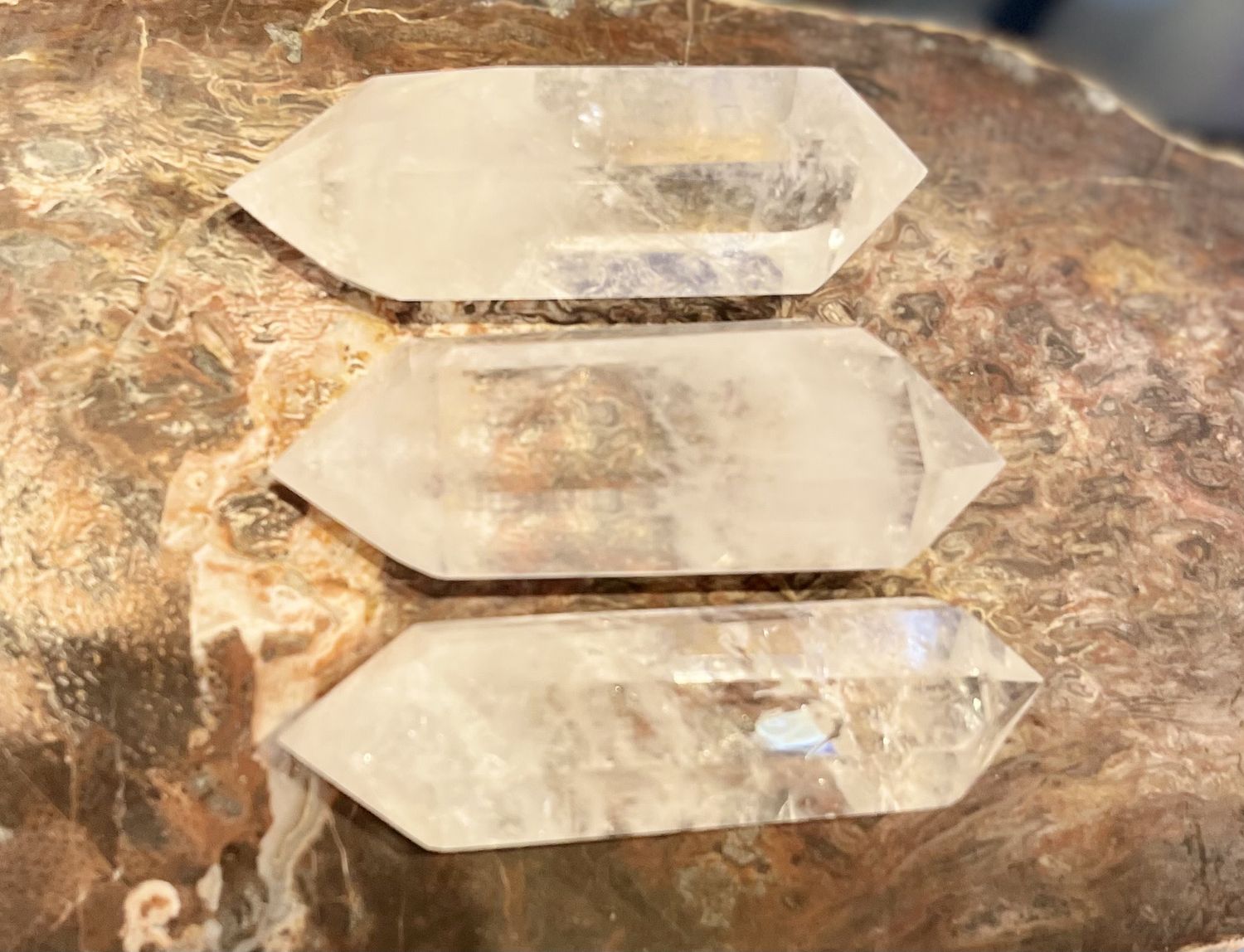 Clear Quartz Double Tipped Wand