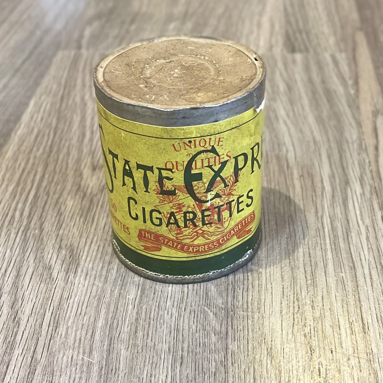 State Exress Cigarette Tobacco- Empty Tin