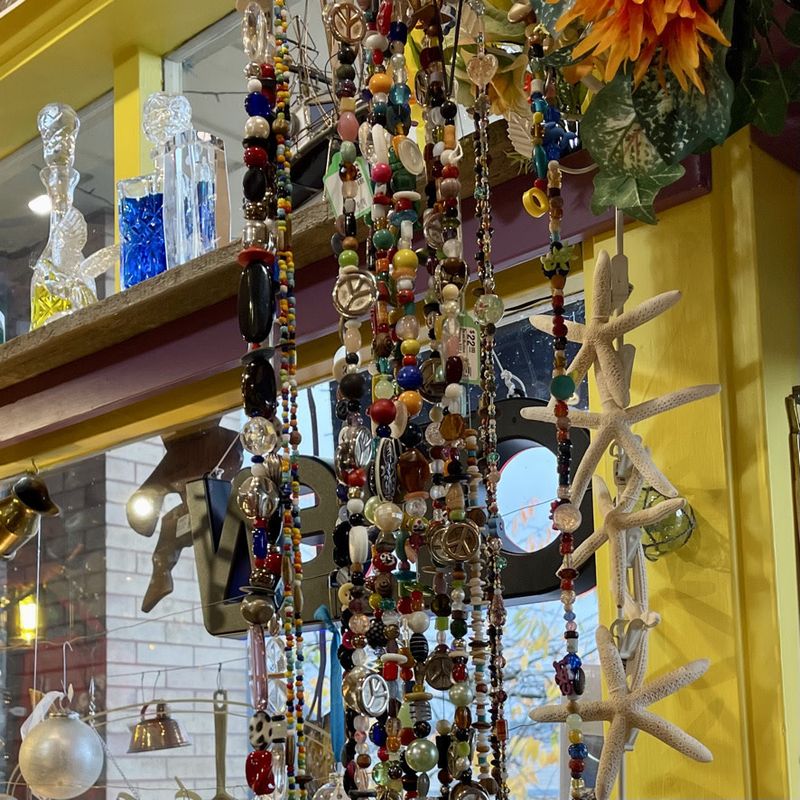 Upcycled Bead/Button String Decor