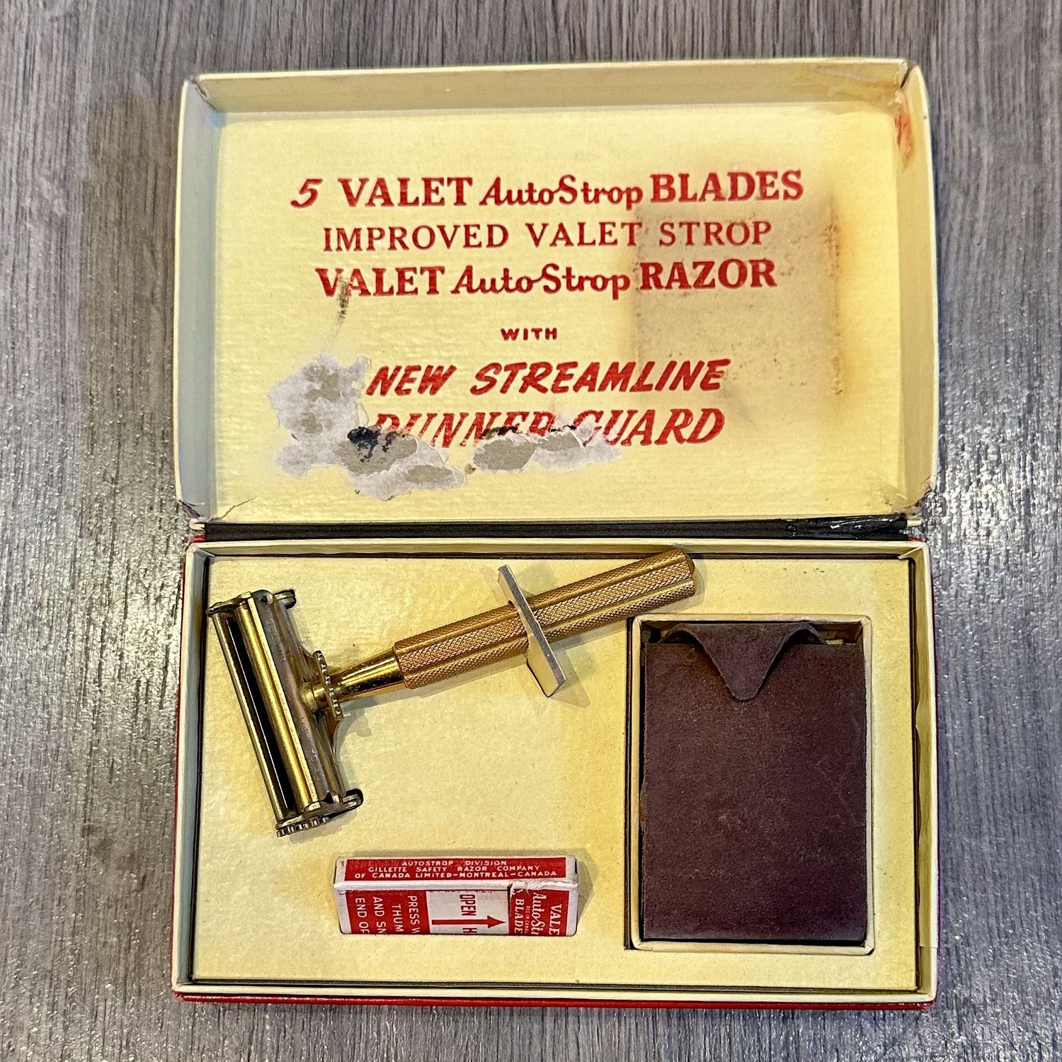Valet Razor and Strop Blades