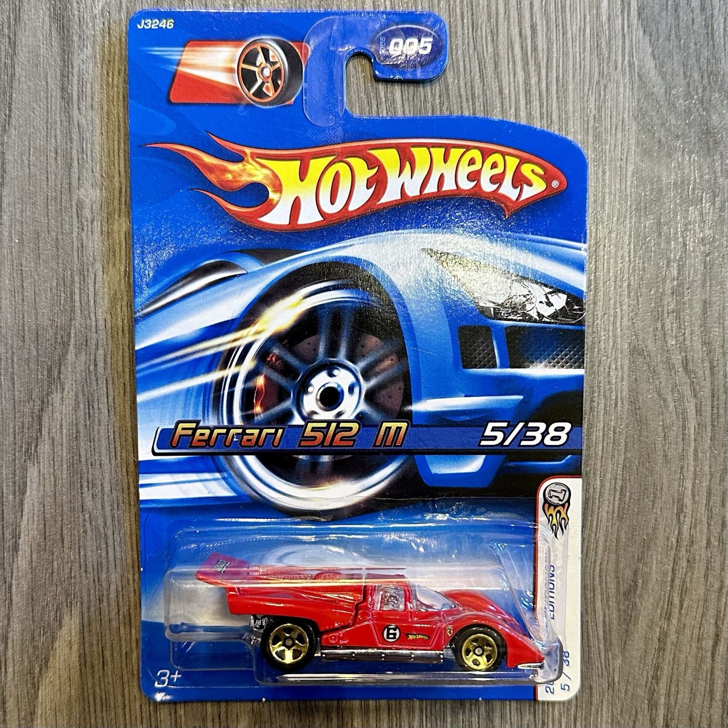 Hot Wheels -2006 First Edition - Ferrari 512 M - Red