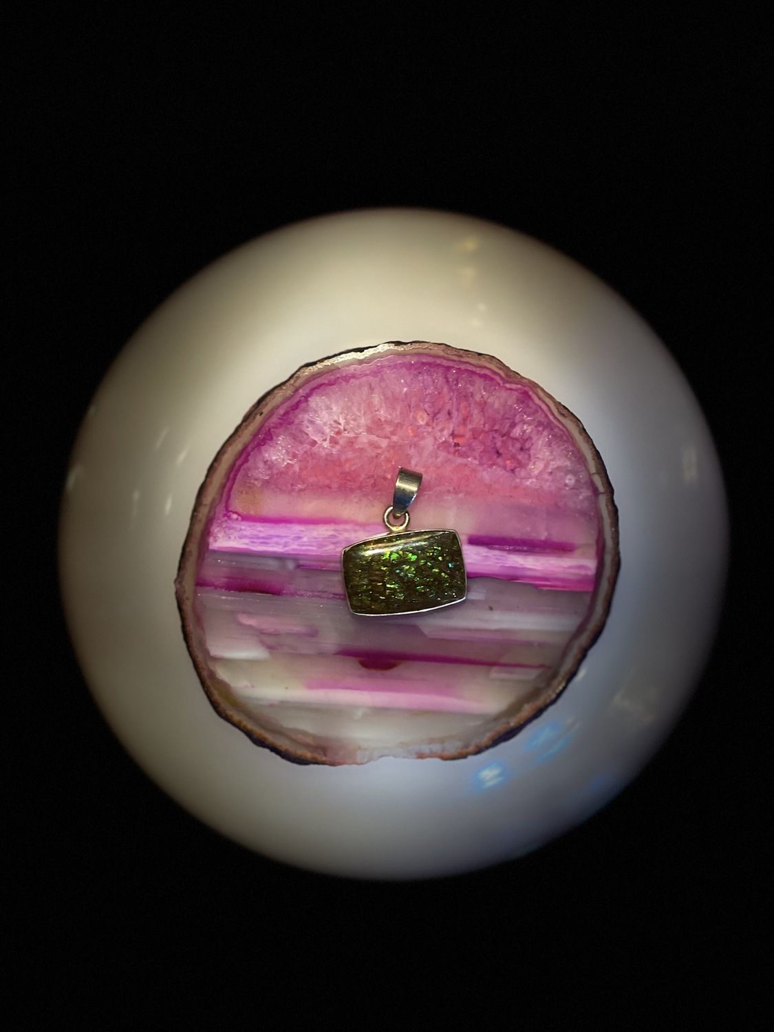Ammolite Pendent