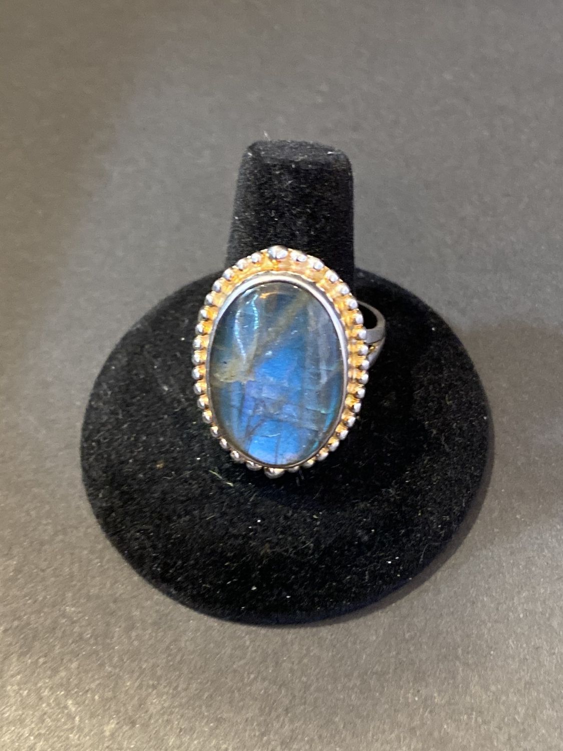 Labradorite Ring   .925   Sz11