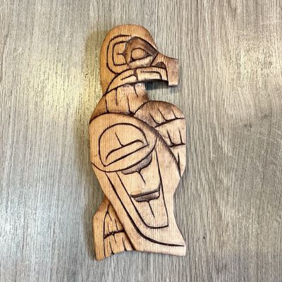 Aboriginal  Eagle Carving by Keith James