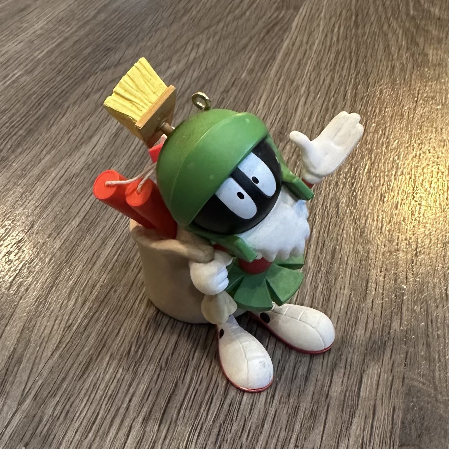 Vintage 1996 - Marvin The Martian Santa Dynamite Ornament