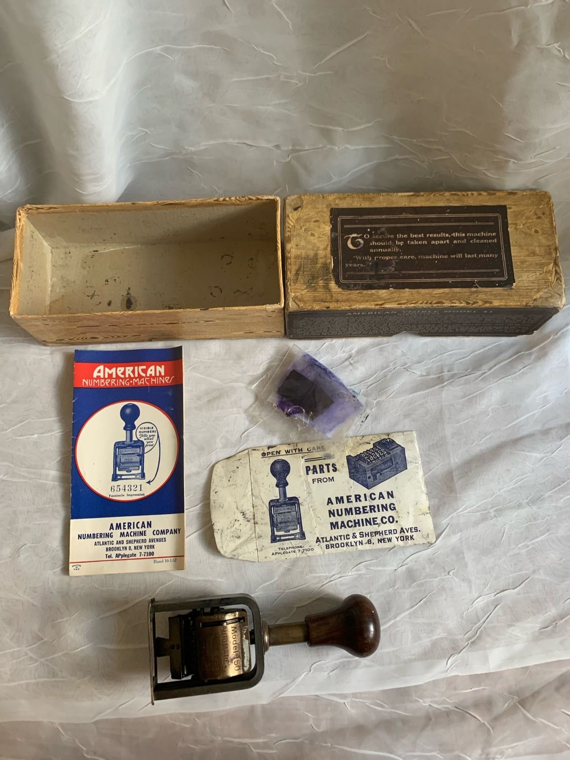 AMERICAN NUMBERING MACHINE - Stamp