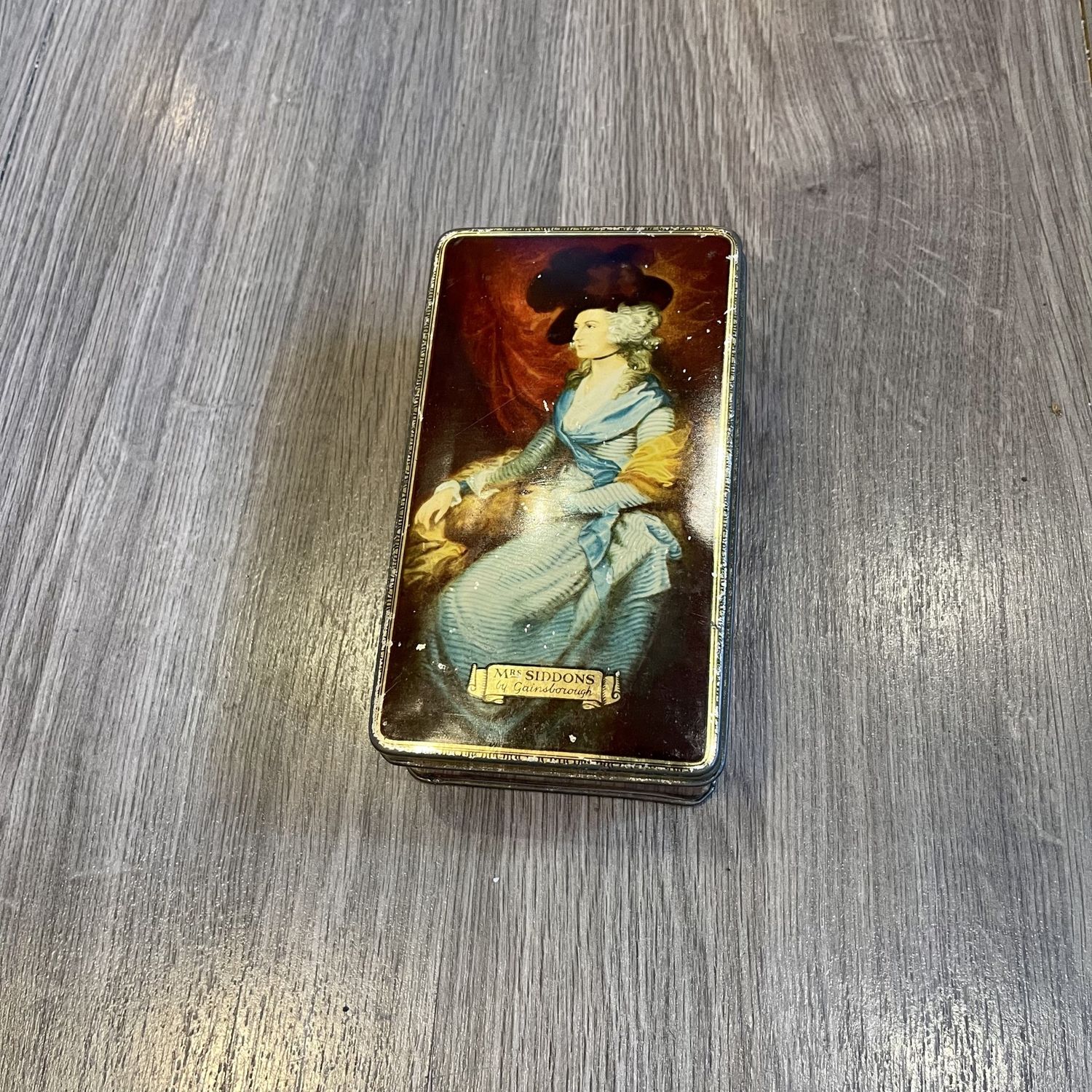 Vintage Macfarlane &amp; Lang Sample Biscuit Tin - Empty Tin