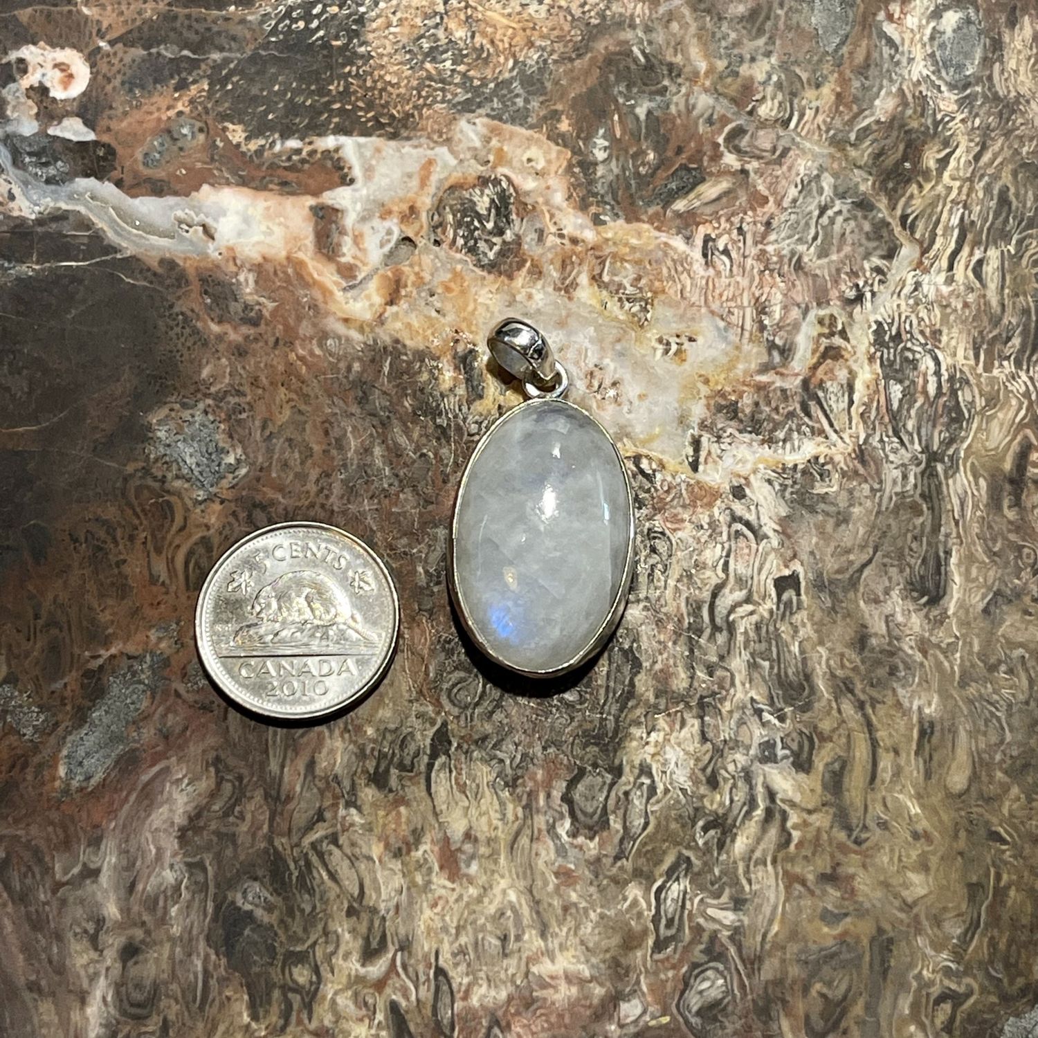 Moon Stone Pendant .925