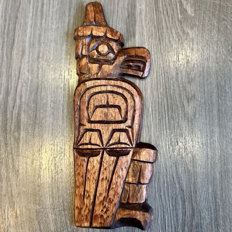 Aboriginal Carving Thunderbird (Damaged)- Carved by Ellery Cootes
