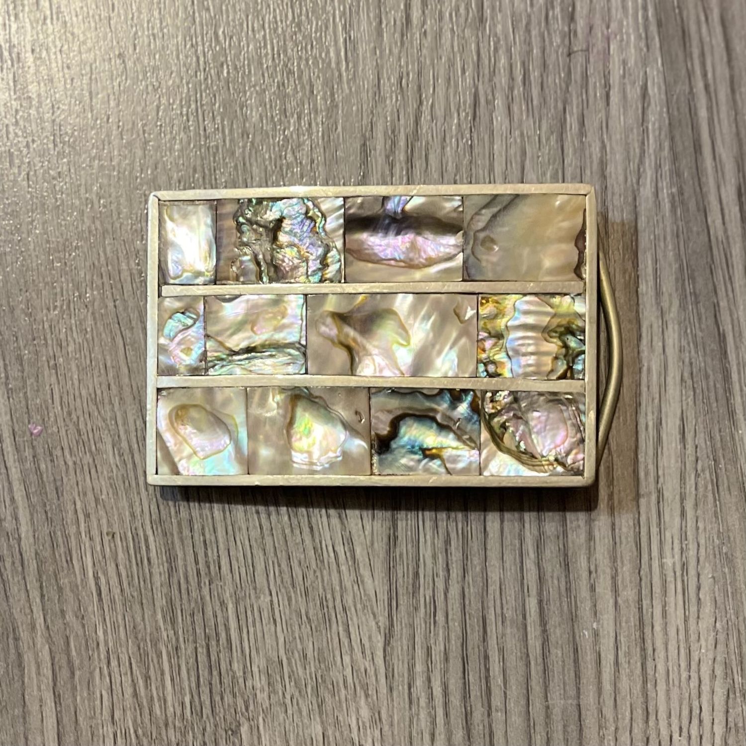 Abalone Belt Buckle .925