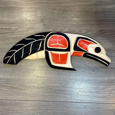 Aboriginal Eagle Carving by Leo Mitchell