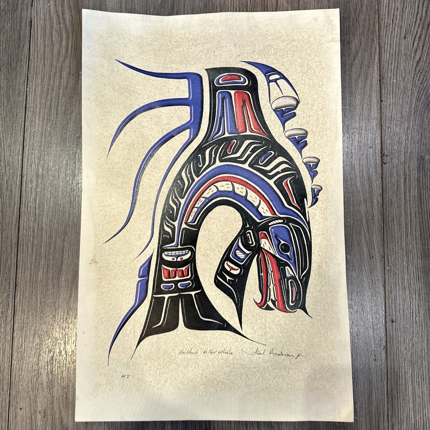 Heiltsuh Killer Whale by Fred Anderson Jr API