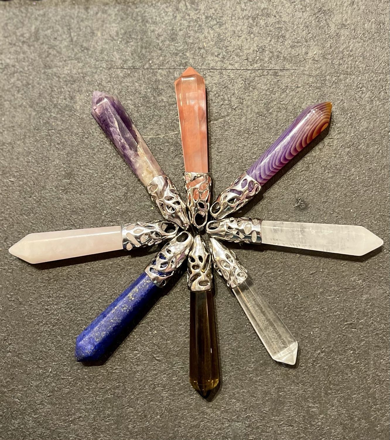 Stone Single Tip Pendant - Small