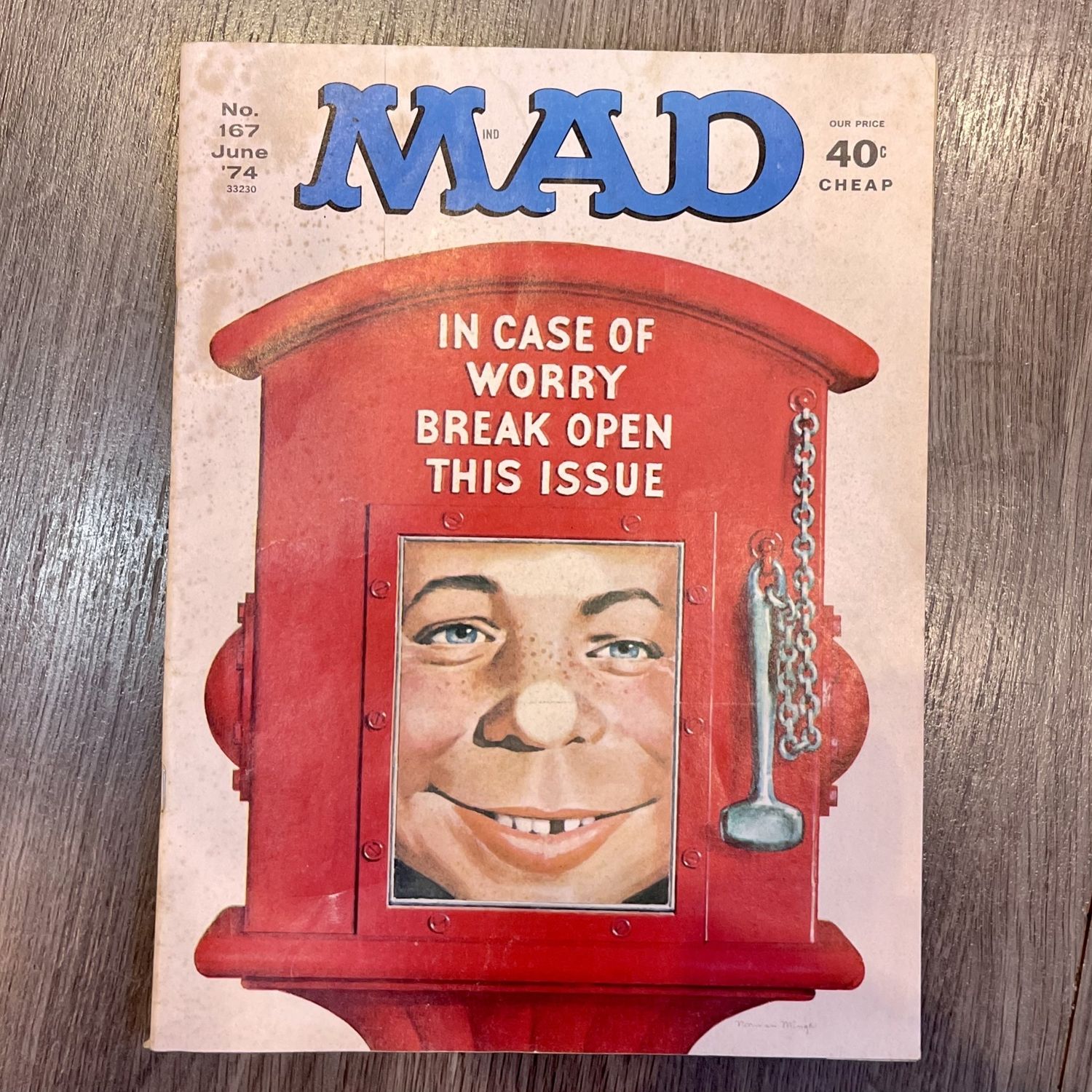 Mad Magazine No.167 June ‘74