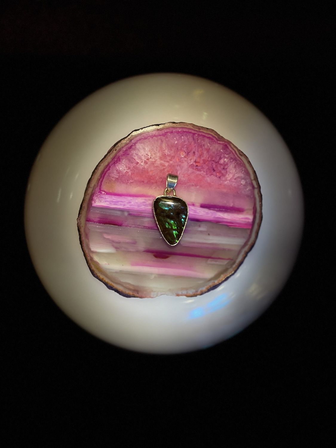 Ammolite Pendent