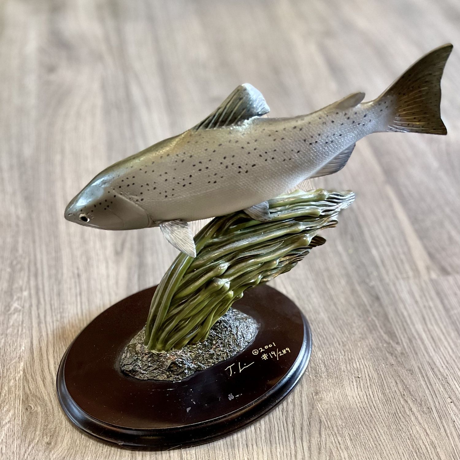 Limited Edition Trout or Steelhead Fish Carving by Toem Lim