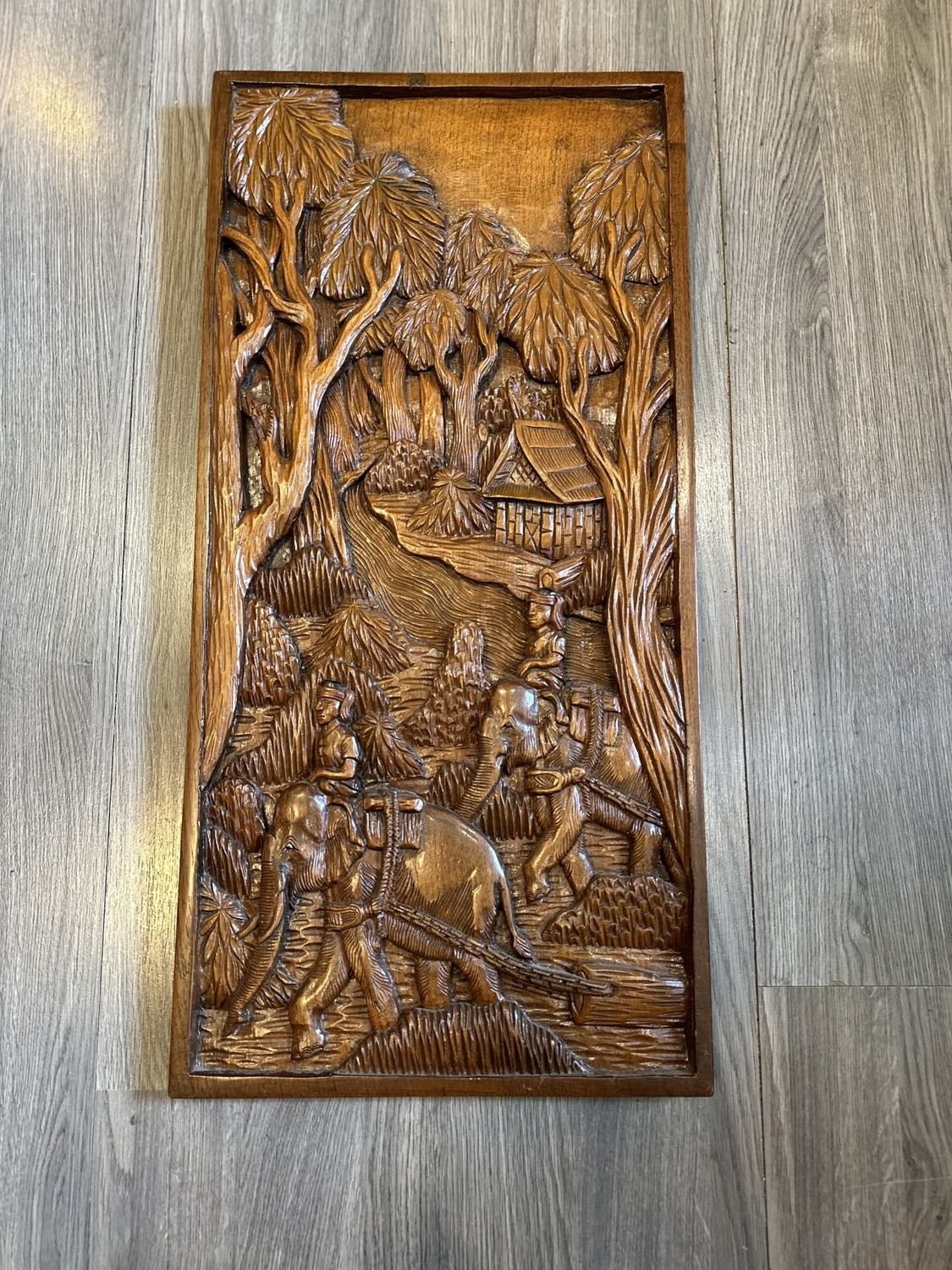 Wooden Wall Carving from Tanzania 1970’s