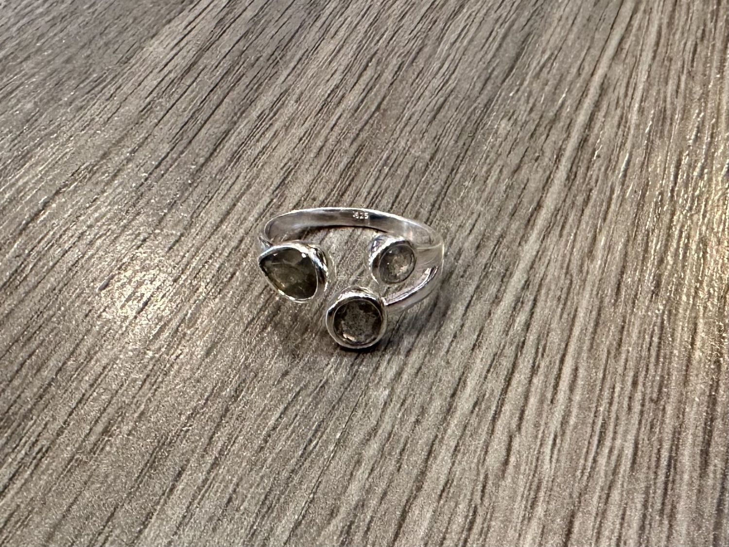 Labradorite Ring .925 Sz 8