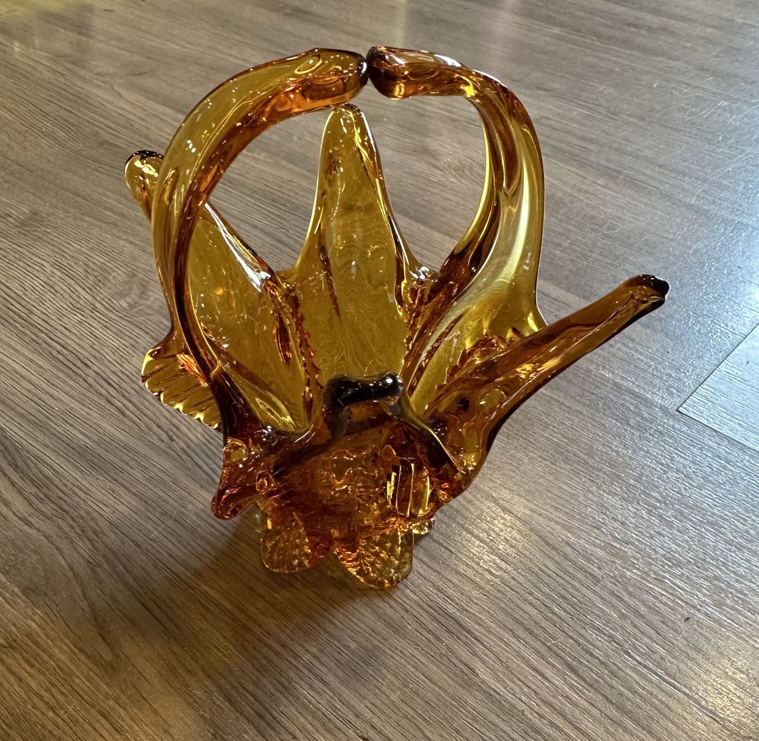Vintage Murano Style Art Glass Bowl