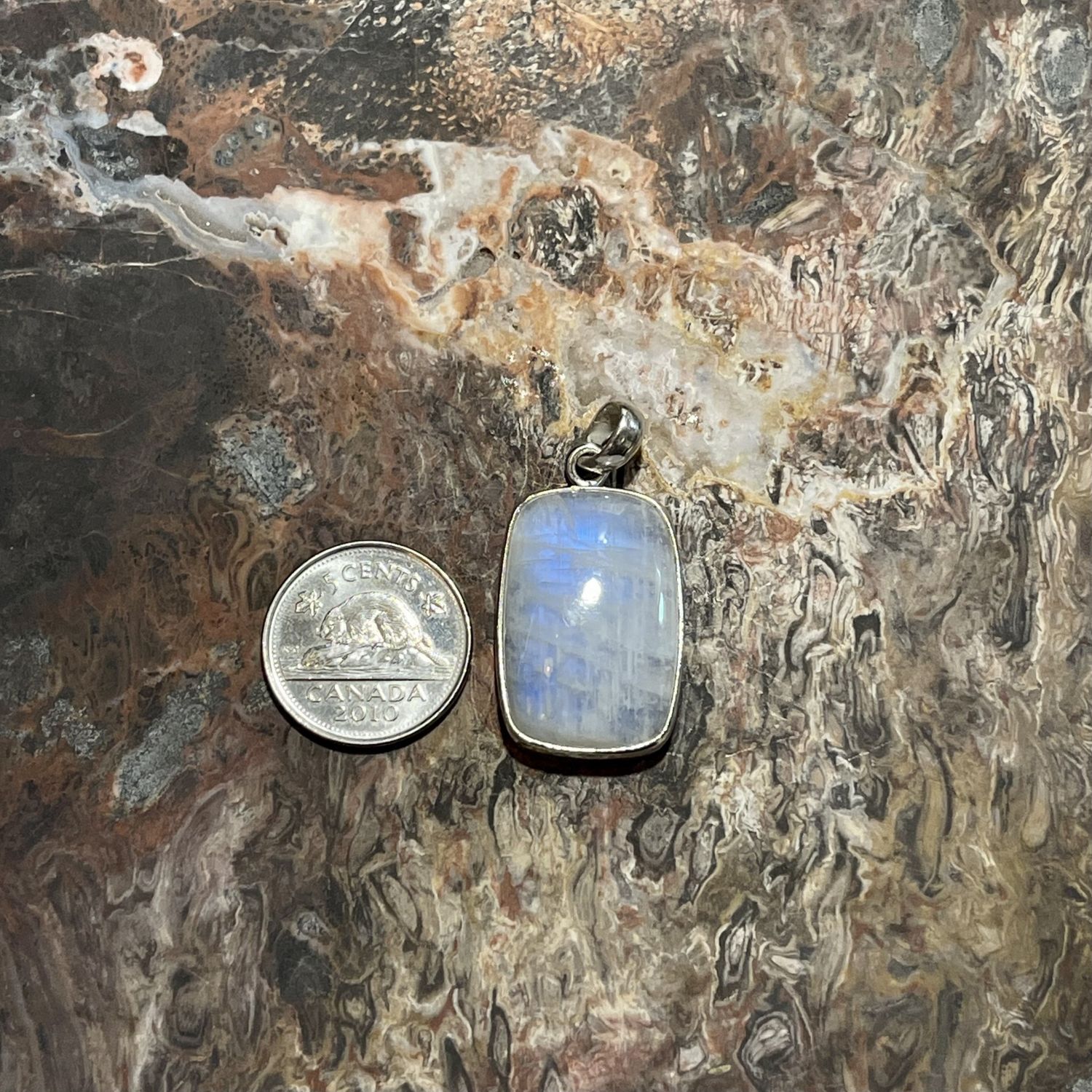Moon Stone Pendant .925