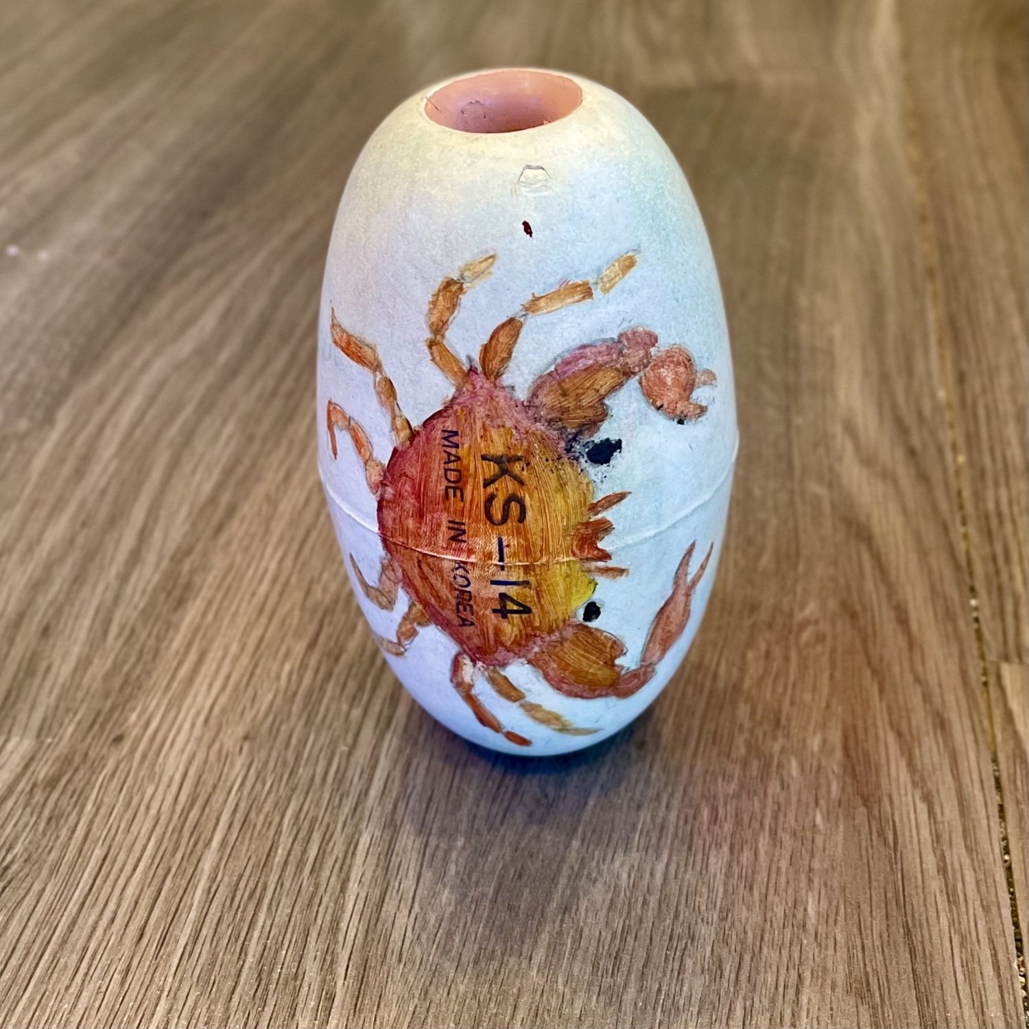 Hand Painted Fishing Float - Crab