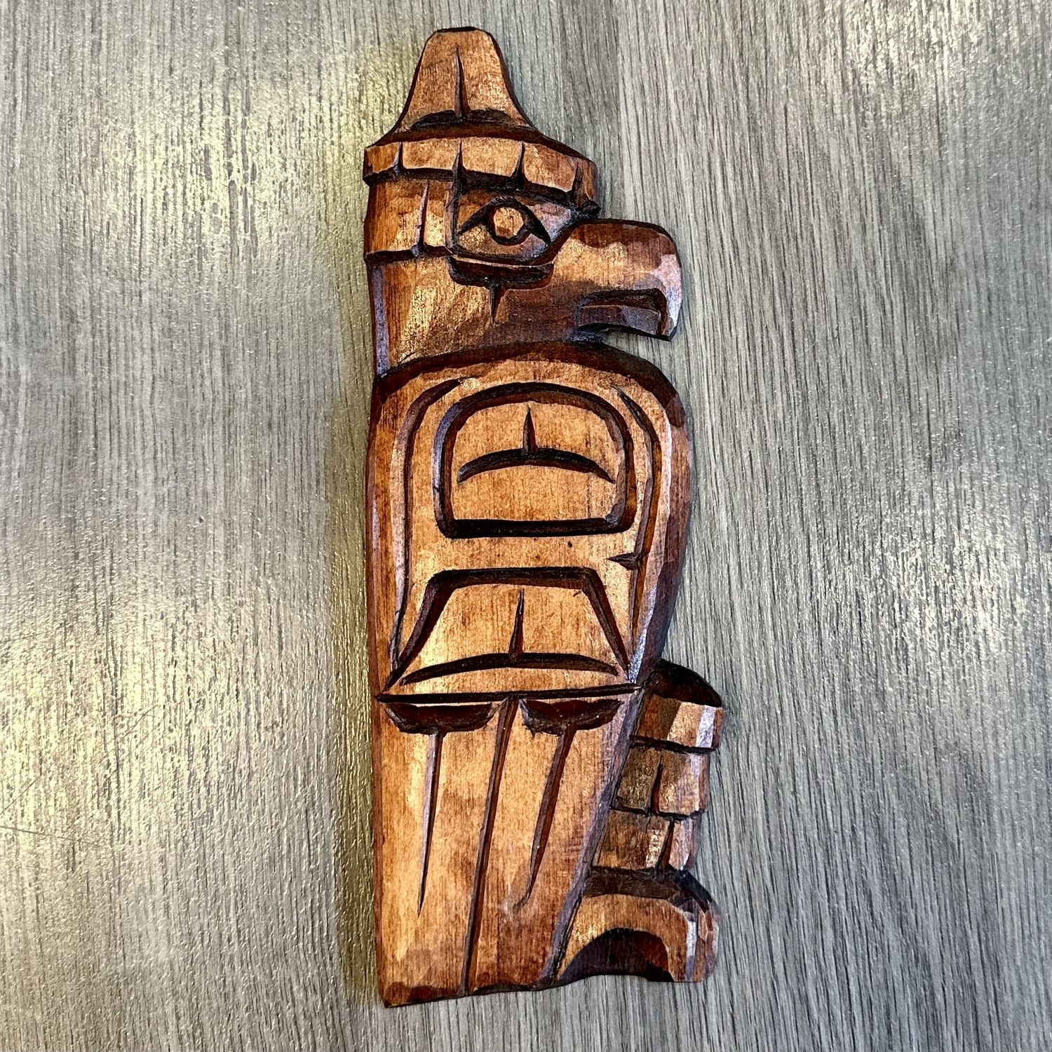 Aboriginal Carving Thunderbird - Carved by Ellery Cootes