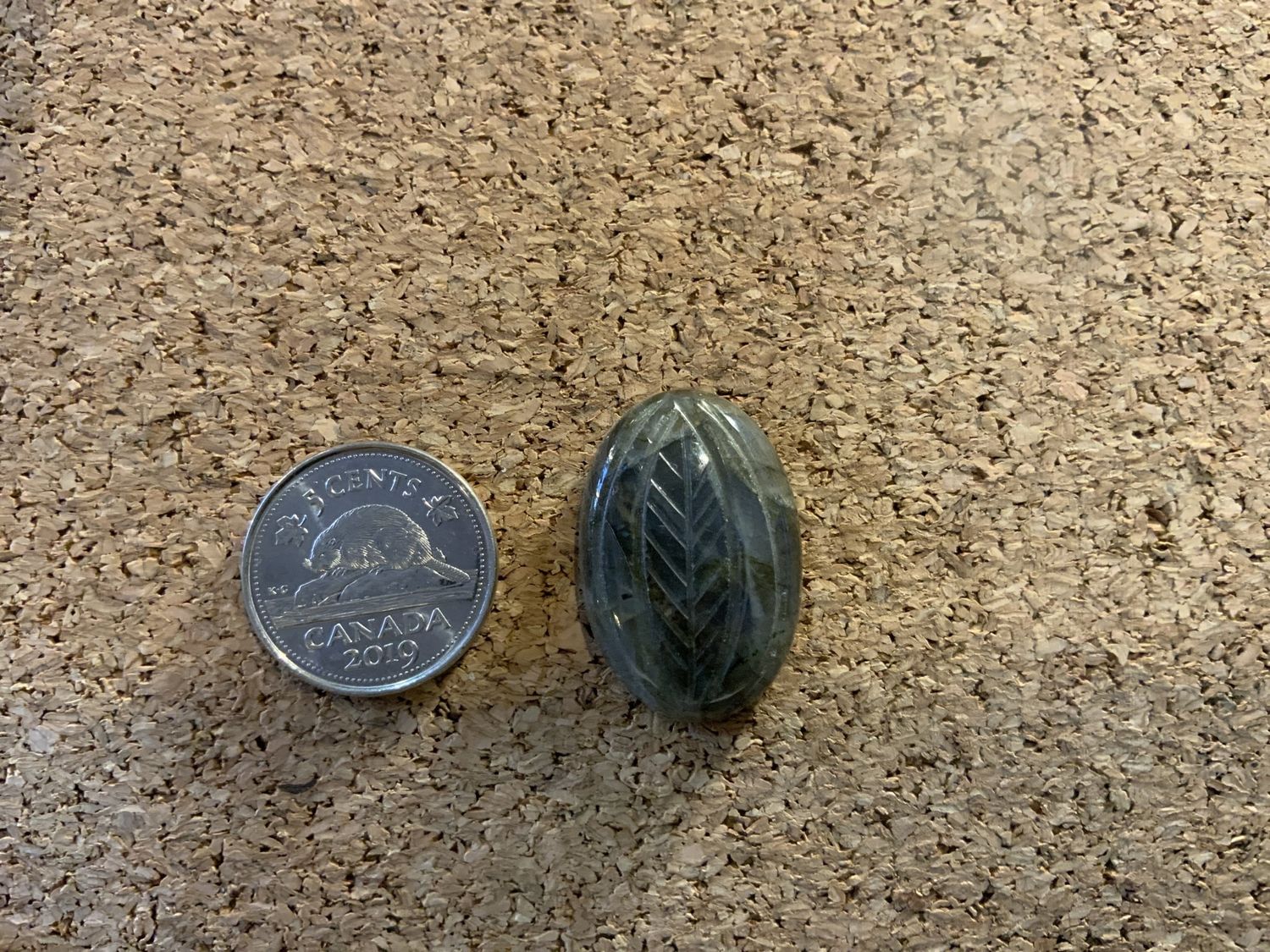 Labradorite - Feather Carved
