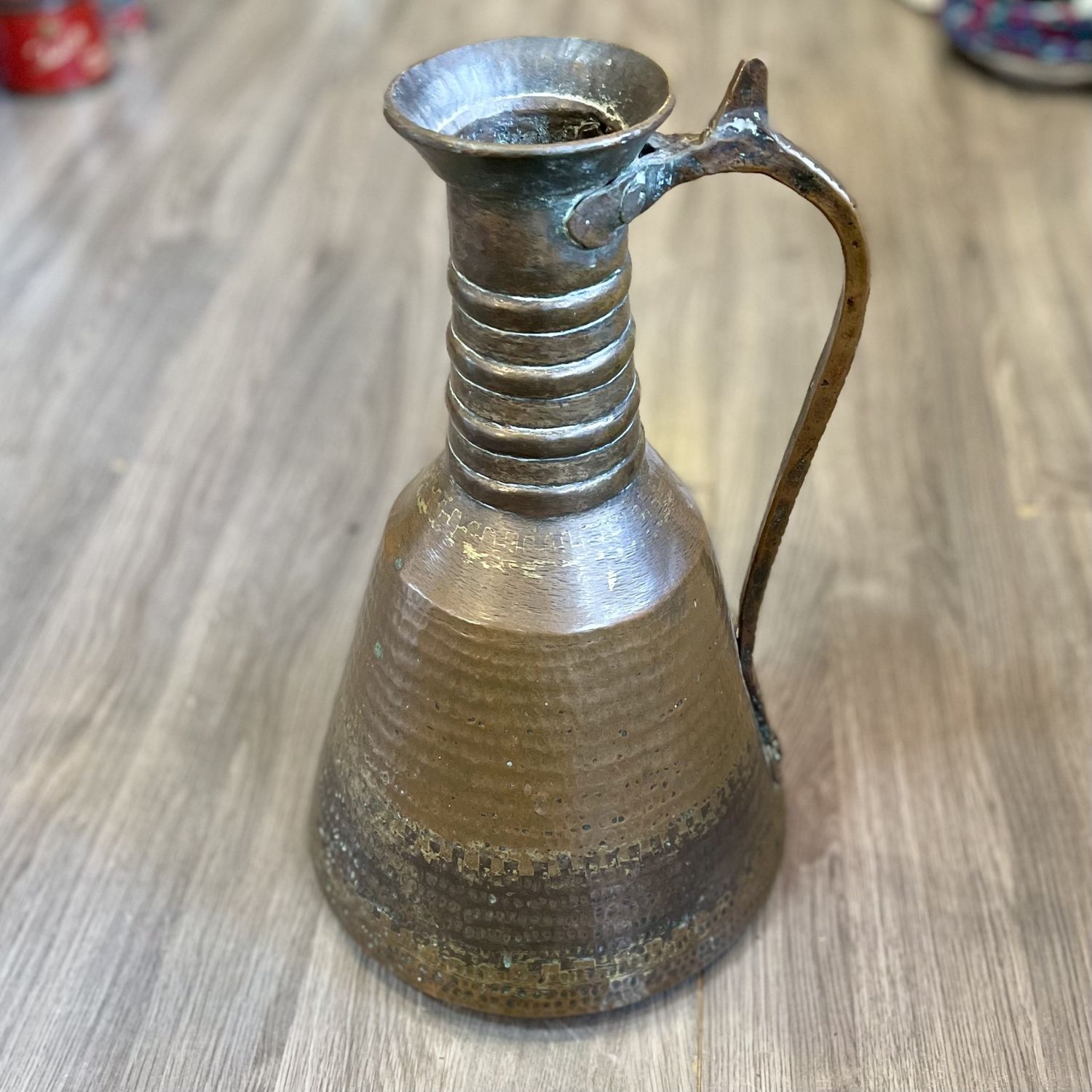 Antique Turkish Copper Water Jug