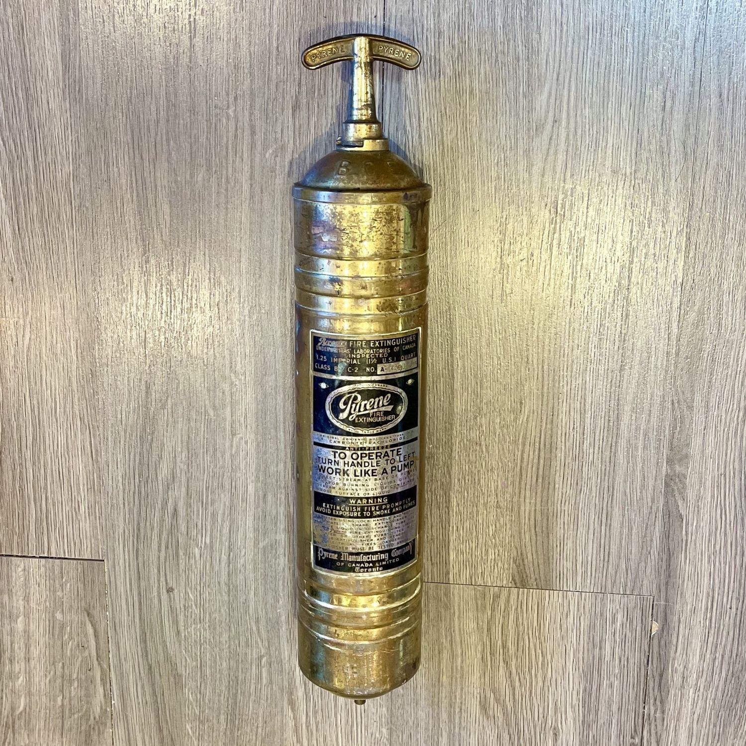Pyrene Fire Extinguisher 1.25 Quarts (Full)