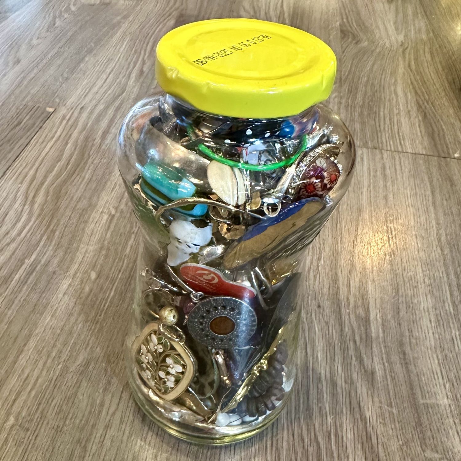 Mystery Jar of Costume Jewelry / Beads 713g