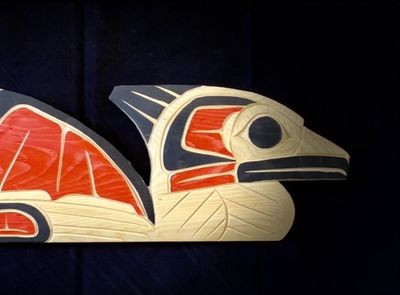 Aboriginal Loon Carving By Leo Mitchell