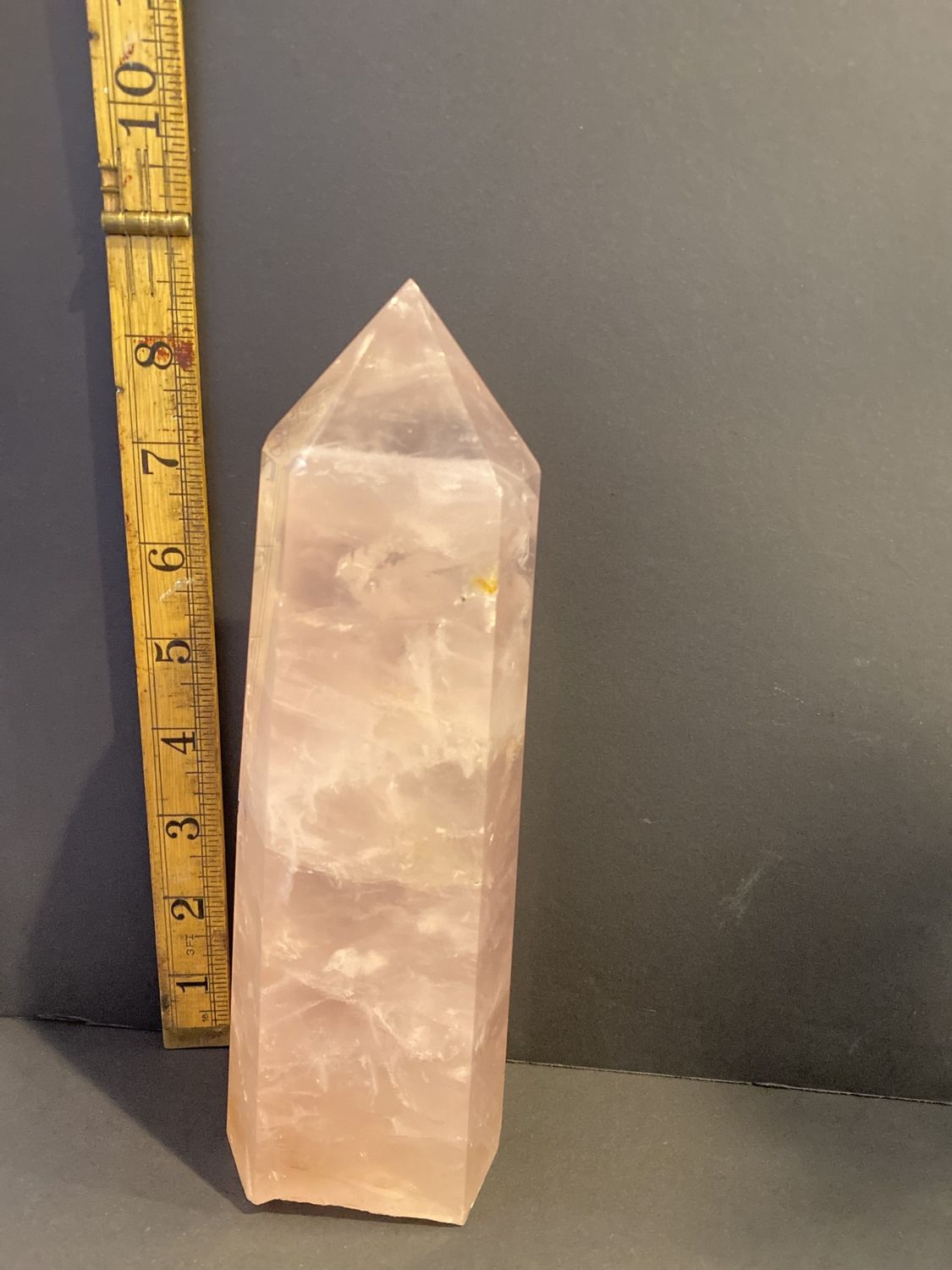 Large Rose Quartz Obelisk Wand