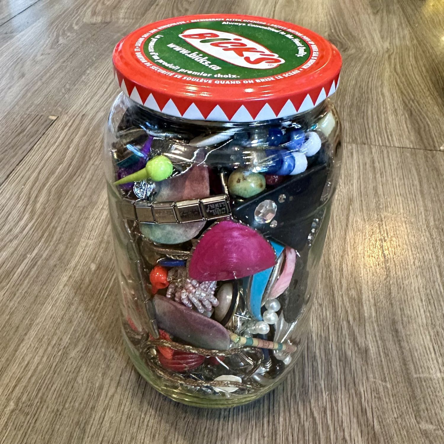Mystery Jar of Costume Jewelry / Beads 983g