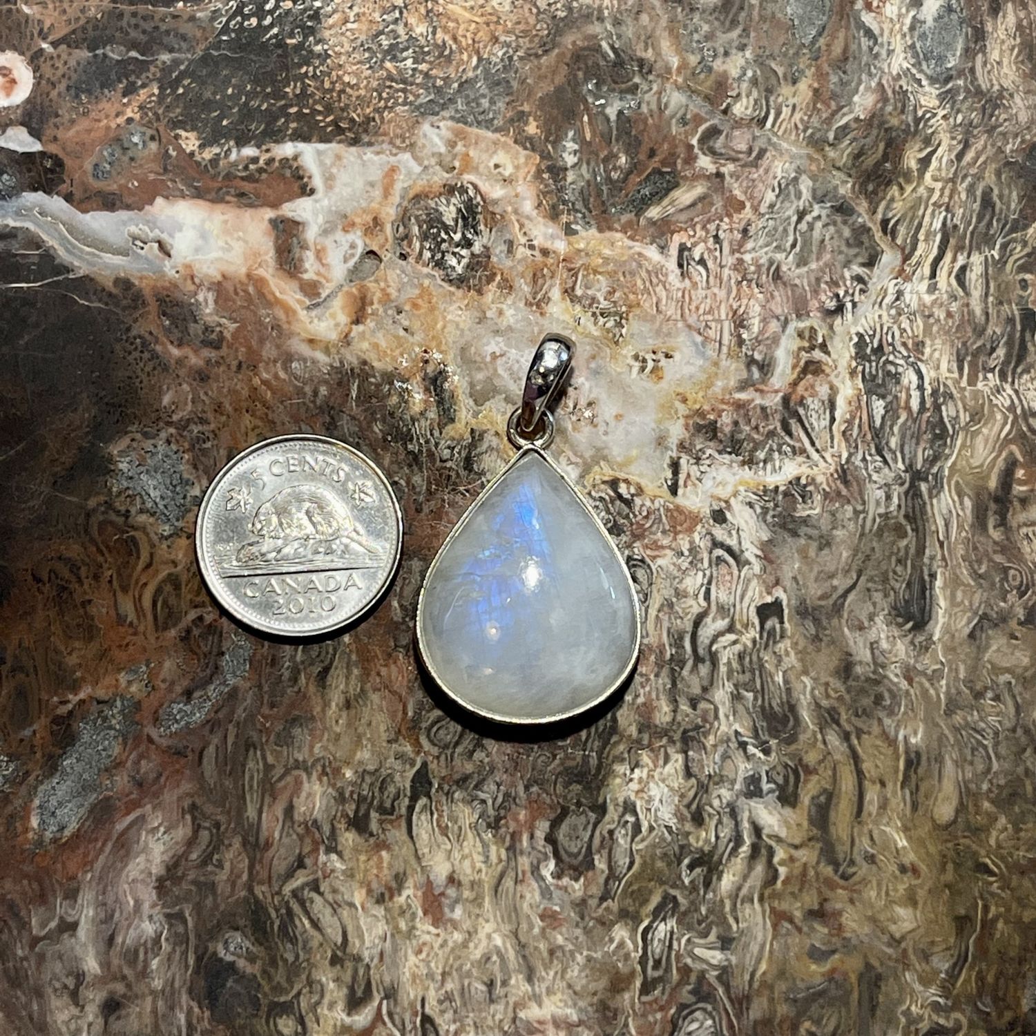 Moon Stone Pendant .925