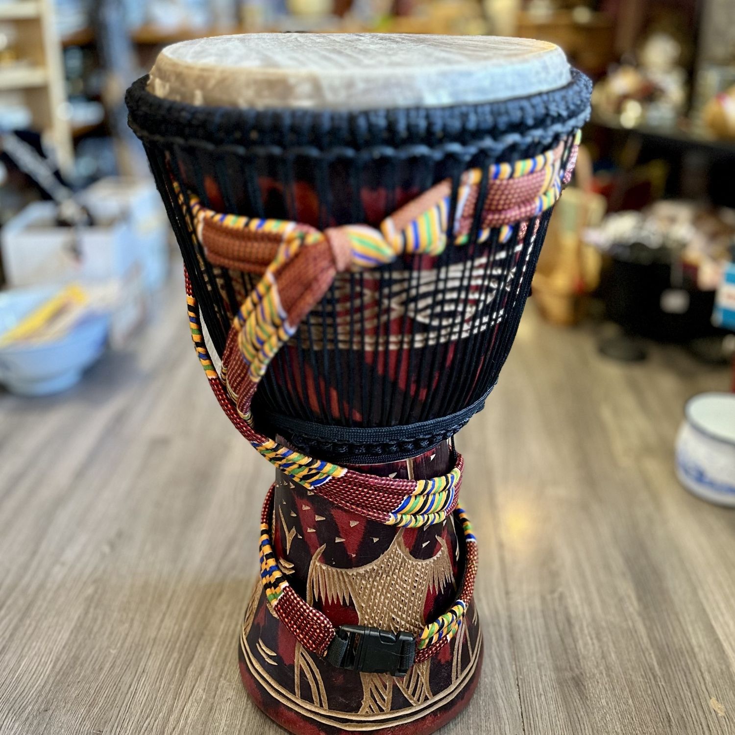 Large Djembe Drum 13&quot; With Carrying Bag