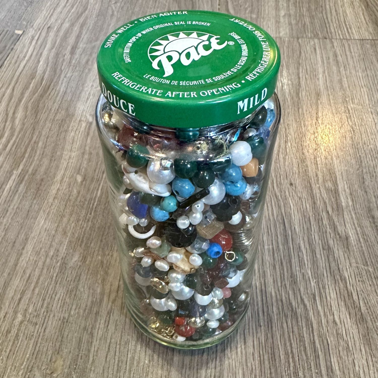 Mystery Jar of Costume Jewelry / Beads 417g