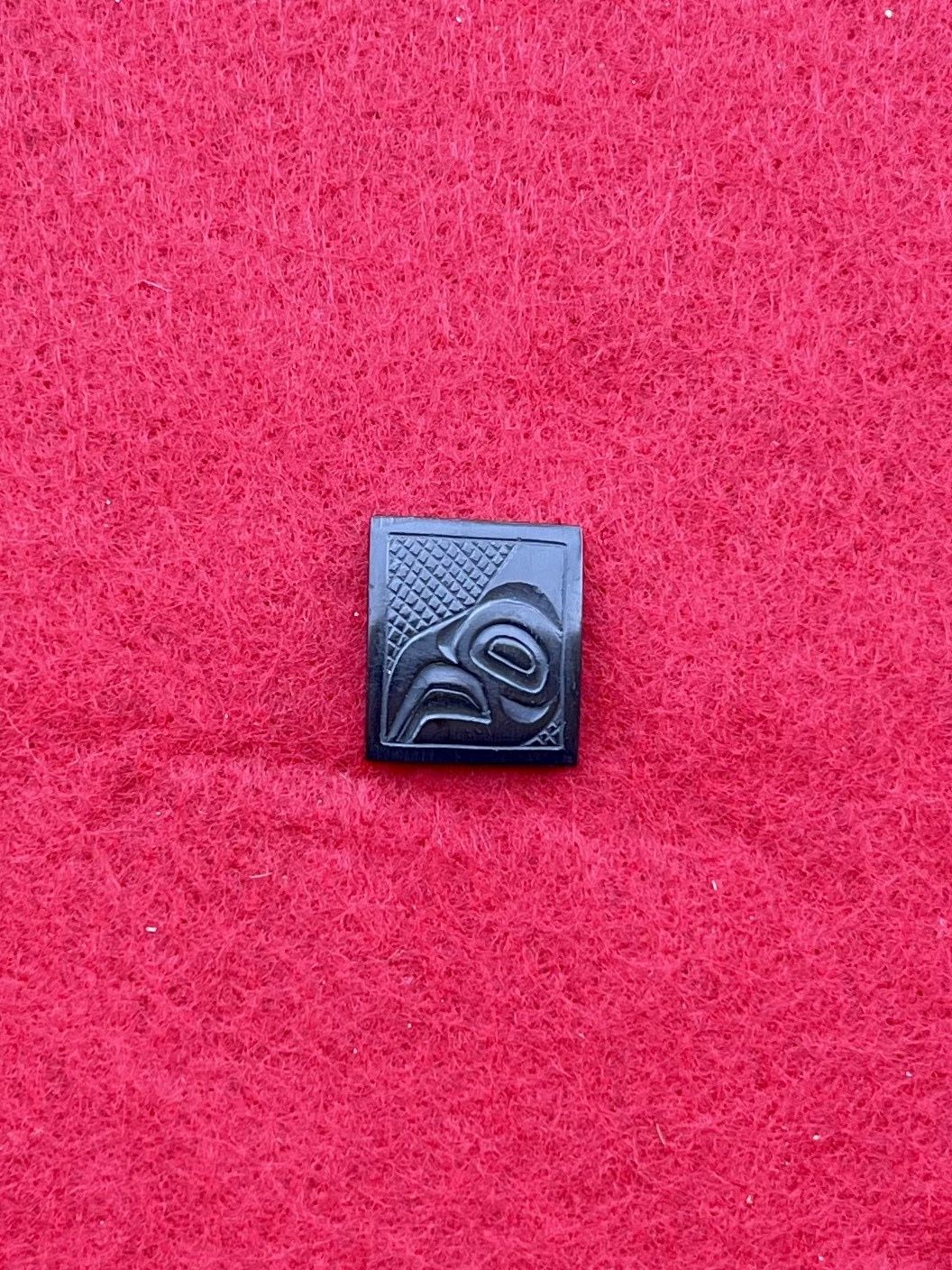 Argillite Plaque Carving Thunderbird- By Denny Dixon