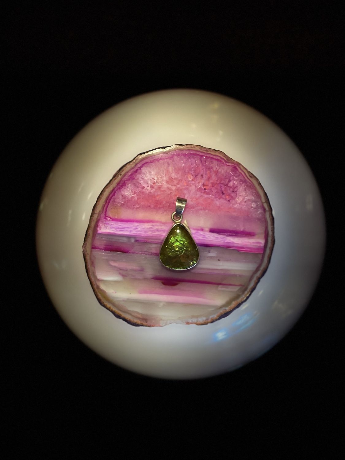 Ammolite Pendent
