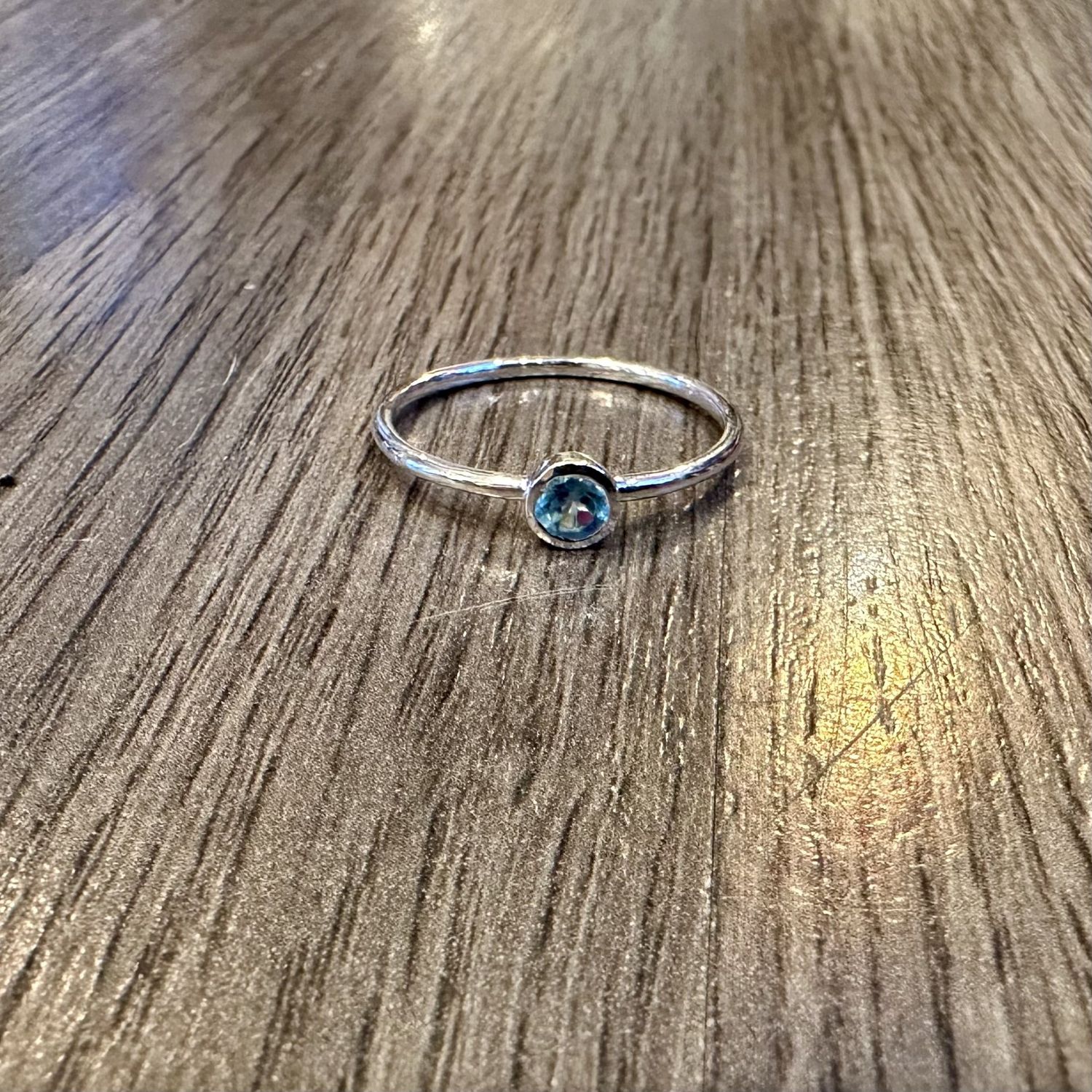 Apatite Ring .925 Sz 10