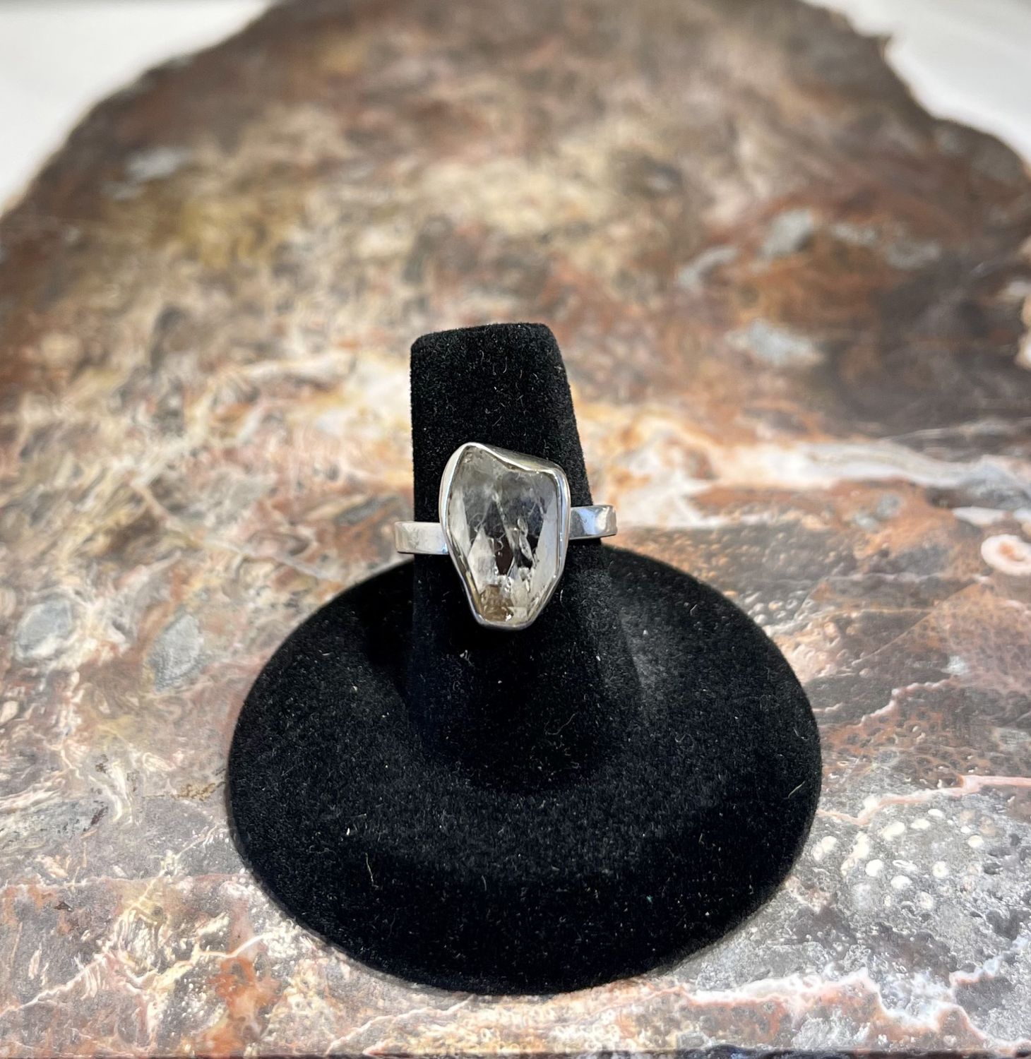Quartz Ring .925 sz8