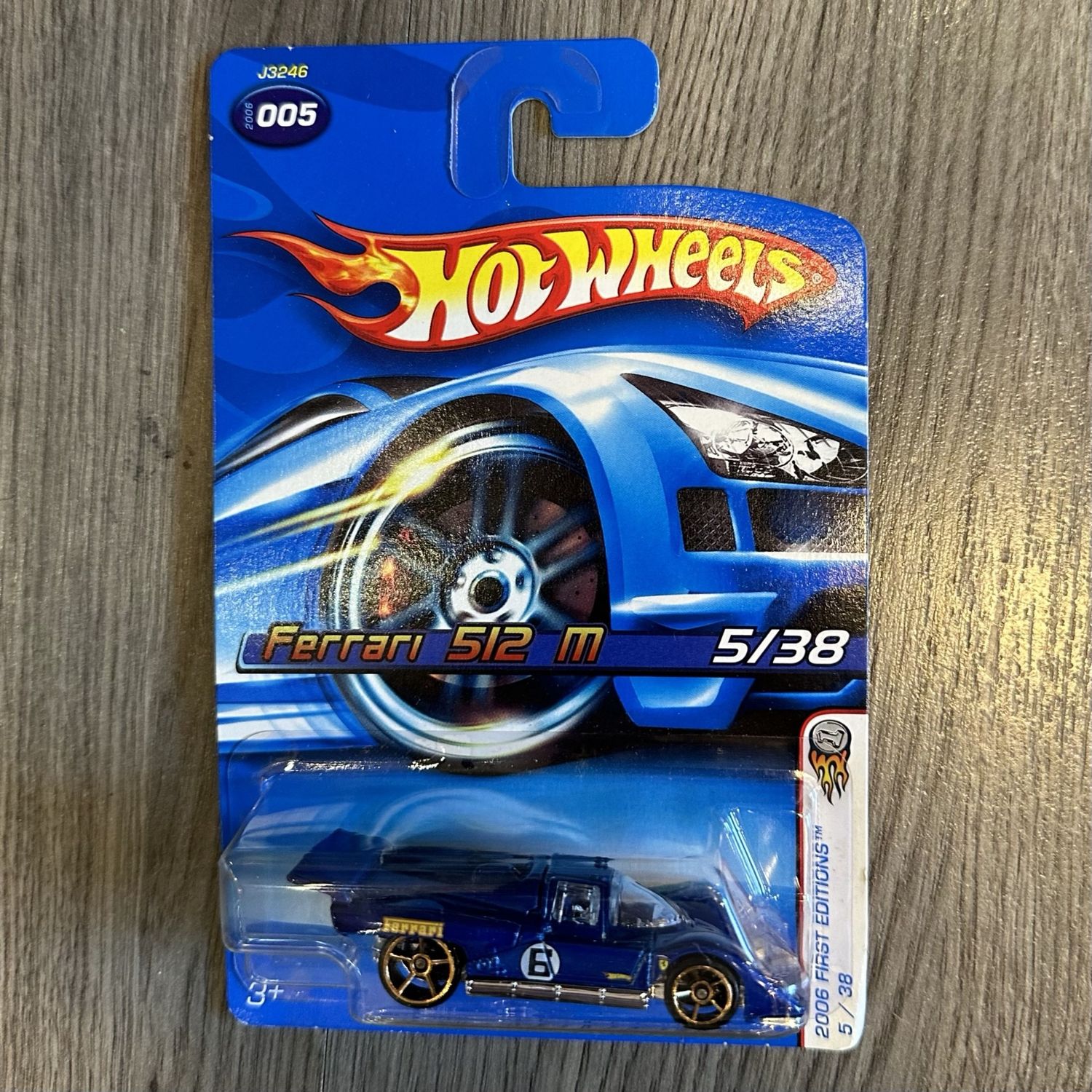 Wheels -2006 First Edition - Ferrari 512 M - Blue